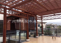 芬兰木ACQ防腐木（花架效果图）