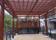 芬兰木ACQ防腐木（花架效果图）