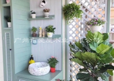 芬兰木ACQ防腐木（阳台效果图）