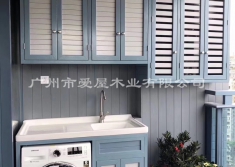 芬兰木ACQ防腐木（阳台效果图）
