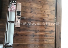 芬兰木拉丝表碳扣板（深色）